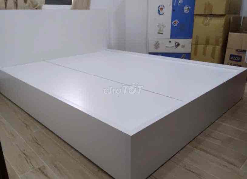 Giường ngủ Gỗ công nghiệp Trắng Hiện đại 1m2x1m9. Mua bán Giường, chăn ga gối nệm tại Quận 7 Tp Hồ Chí Minh được đăng bởi Mộc  hình 1