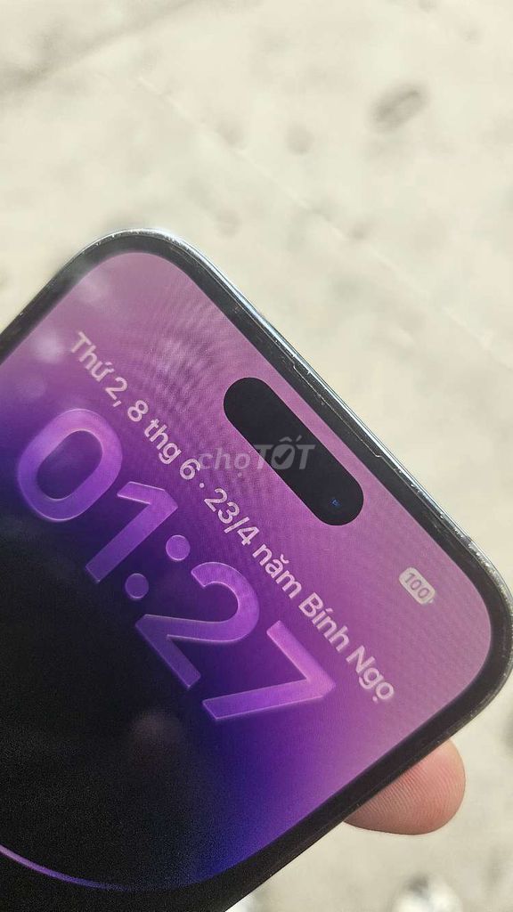 Apple iPhone 14 Pro 128GB Tím Đã sử dụng. Mua bán Điện thoại tại Quận Cầu Giấy Hà Nội được đăng bởi Anh hình 1
