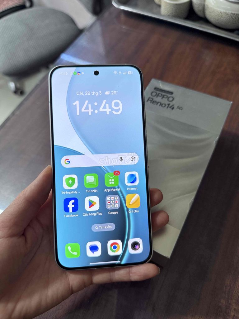 OPPO Reno14 5G 512GB Trắng. Mua bán Điện thoại tại Quận Cầu Giấy Hà Nội được đăng bởi Kiều Anh hình 1