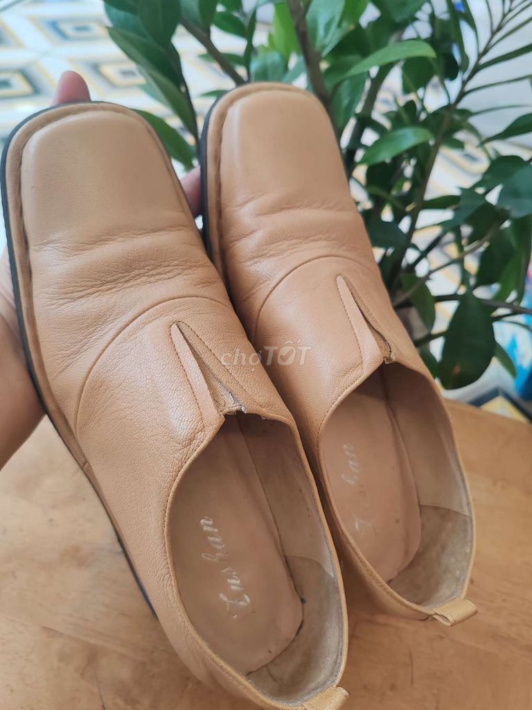 Giày lười Nữ Da thật Nâu bò Size 37. Mua bán Giày dép tại Quận 7 Tp Hồ Chí Minh được đăng bởi Vy Vy hình 1