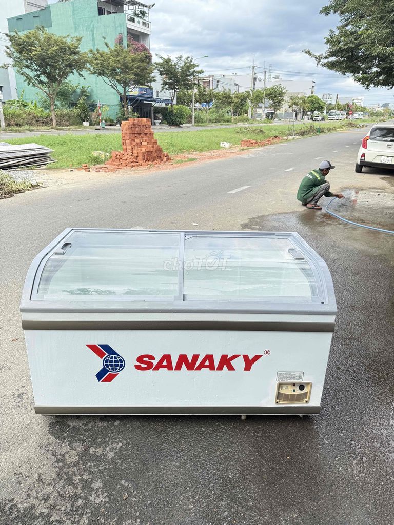 Tủ kem Sanaky 500L Kính lùa Trắng. Mua bán Tủ lạnh tại Quận Cẩm Lệ Đà Nẵng được đăng bởi Hoa Hướng Duong hình 1