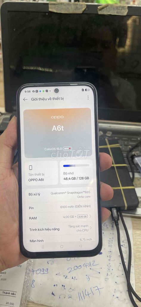 Oppo A6t 128GB Tím. Mua bán Điện thoại tại Huyện Hòa Vang Đà Nẵng được đăng bởi Hoang Nguyen hình 1