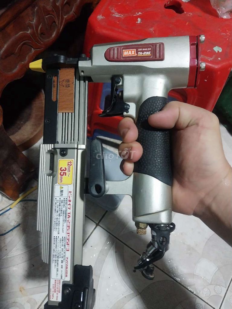 Súng bắn đinh MAX TA-235 Khá mới. Mua bán Đồ chuyên dụng, Giống nuôi trồng tại Quận 11 Tp Hồ Chí Minh được đăng bởi Hoàng Sơn Thạch Cao hình 1