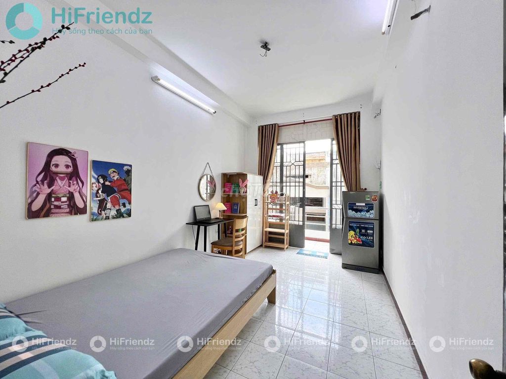 PHÒNG TRỌ BAN CÔNG đi bộ ĐHSG, SƯ PHẠM, KHTN - Full nội thất 25m2