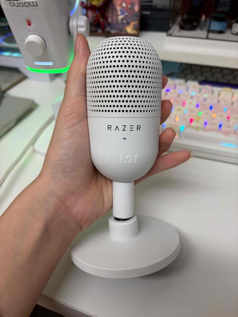 Microphone Razer Seiren Mini V3 Trắng fullbox. Mua bán Tivi, Âm thanh tại Quận 11 Tp Hồ Chí Minh được đăng bởi Ngân hình 1
