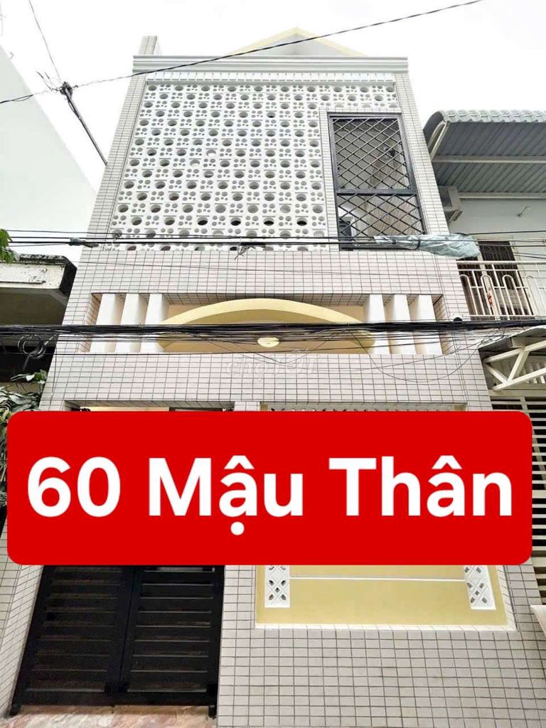 NHÀ TRỆT LẦU - TRỤC CHÍNH HẺM 60 MẬU THÂN