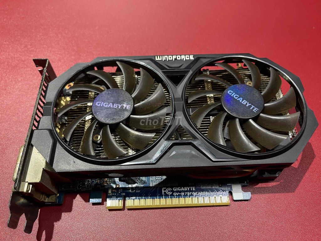 Card màn hình Gigabyte GTX 750TI 2GB. Mua bán Linh kiện (RAM, Card...) tại Quận Gò Vấp Tp Hồ Chí Minh được đăng bởi Ngô Minh Triết hình 1