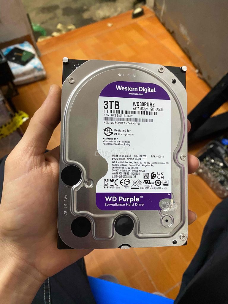 Ổ cứng Western Digital WD30PURZ 3TB. Mua bán Linh kiện (RAM, Card...) tại Quận Đống Đa Hà Nội được đăng bởi lê du hình 1