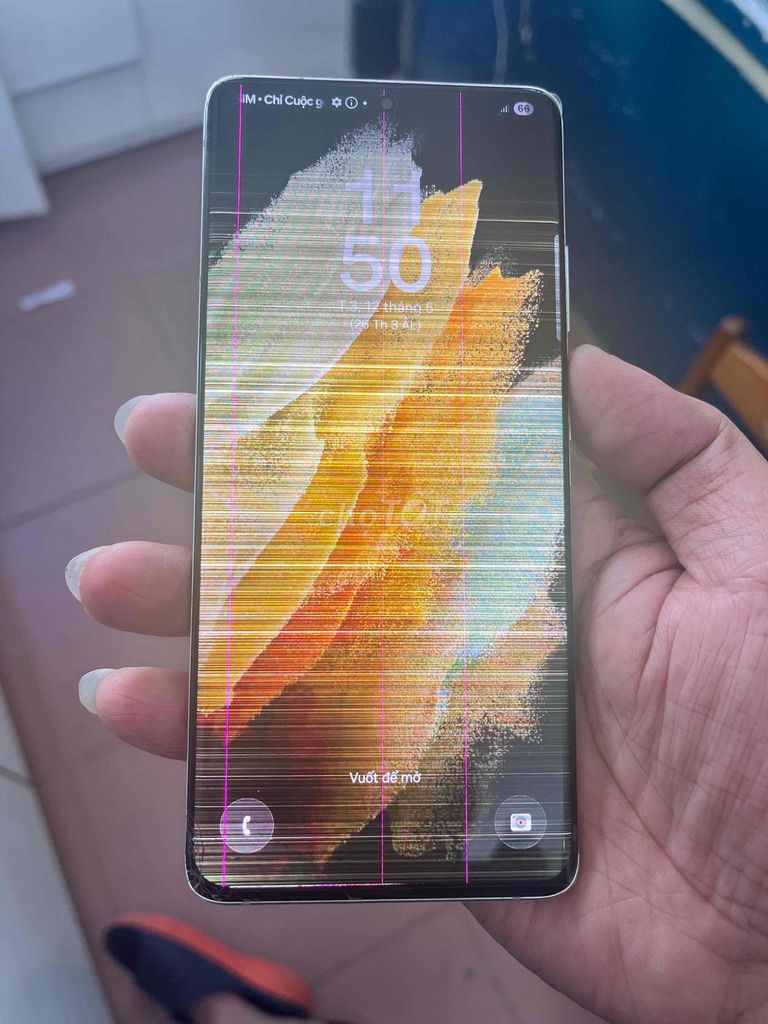 Samsung S21 Ultra Bạc Màn hình kẻ sọc. Mua bán Điện thoại tại Huyện Thanh Trì Hà Nội được đăng bởi hung hình 1