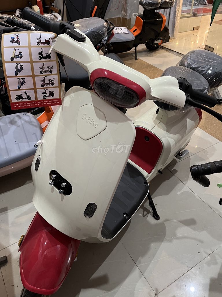 Bán xe đạp điện giá rẻ - hàng trưng bày. Mua bán Xe điện tại Huyện Tháp Mười Đồng Tháp được đăng bởi Tâm Mi Nguyễn hình 2