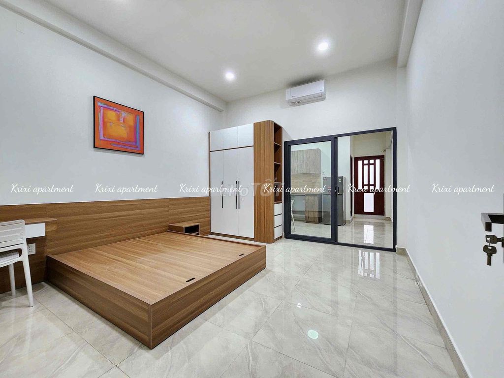 100% GIÁ THẬT FULL NỘI THẤT RỘNG 55m2 1PHÒNG NGỦ TÂCH BẾP NHAY ĐẦM SEN