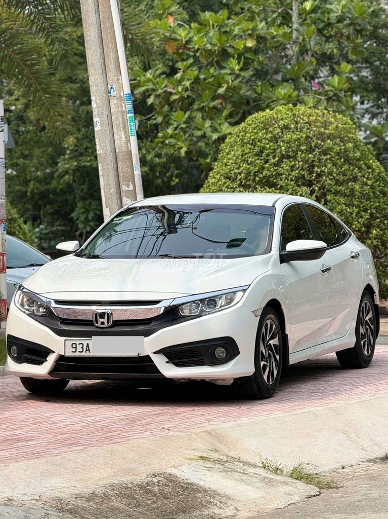 Honda Civic 2018 E 1.8 Full Option, белый