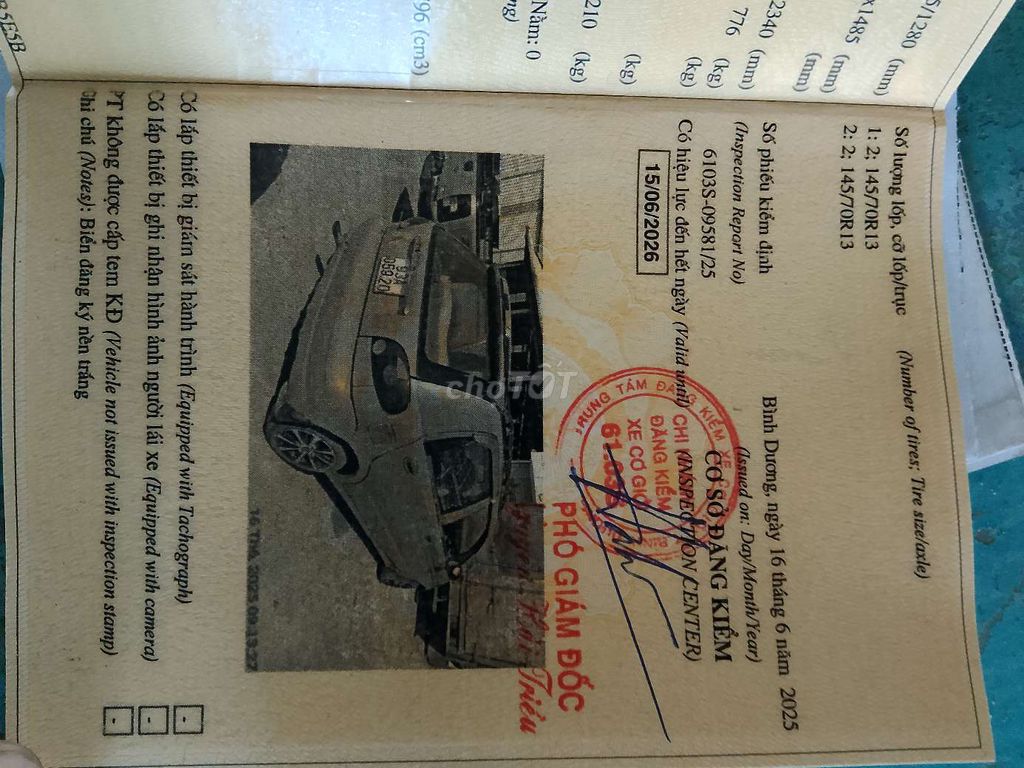 Daewoo Matiz 2005 SE 0.8 MT - 12345 km. Mua bán Ô tô tại Thành phố Thủ Dầu Một Bình Dương được đăng bởi Anh dương  hình 12