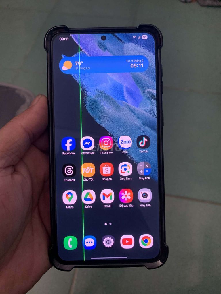 Samsung S21 Plus 5G Đen Màn hình sọc. Mua bán Điện thoại tại Quận Ninh Kiều Cần Thơ được đăng bởi Thiên Toàn Nhà Đất Cần Thơ  hình 1