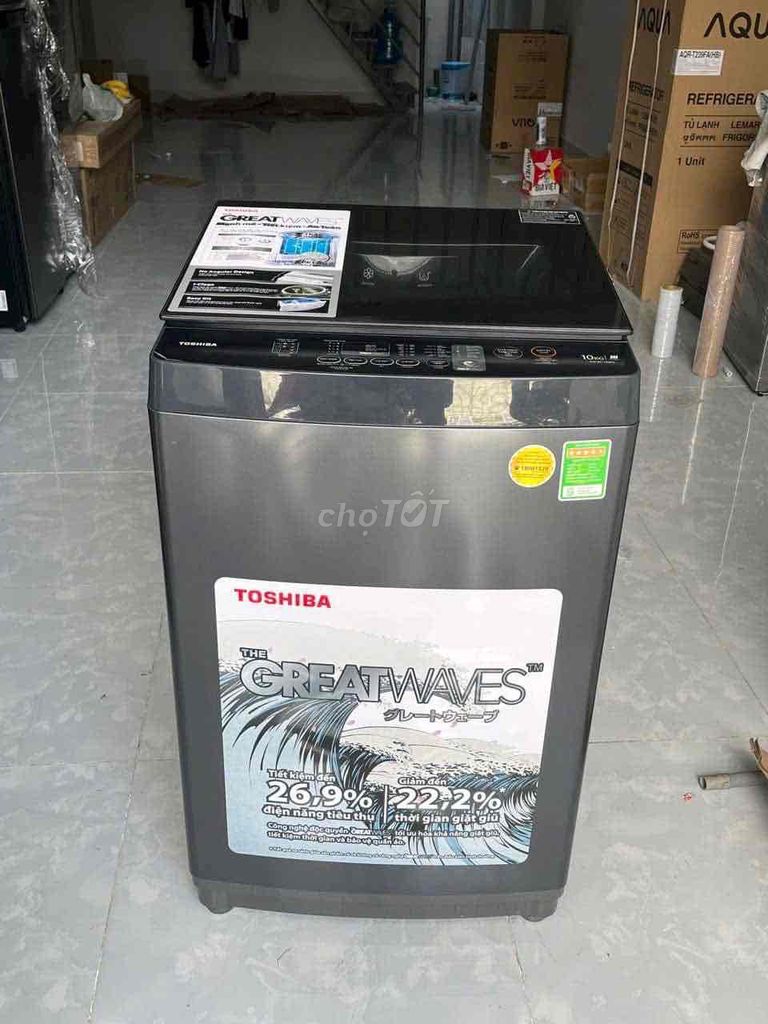 Máy Giặt TOSHIBA Cửa Trên 10Kg. Mua bán Máy giặt tại Quận 12 Tp Hồ Chí Minh được đăng bởi Điện Máy Trả Góp Bao Nợ Xấu hình 1