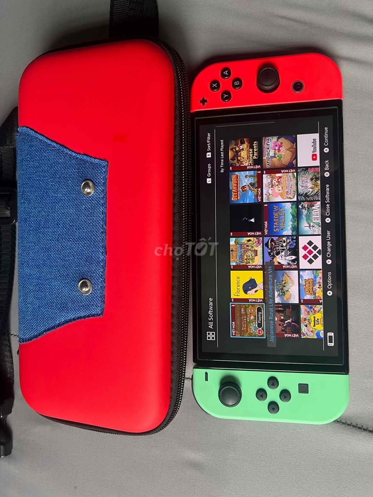 Nintendo Switch OLED 64GB Đỏ Xanh 2022. Mua bán Thiết bị chơi game tại Thành phố Thủ Đức Tp Hồ Chí Minh được đăng bởi Survivor hình 1