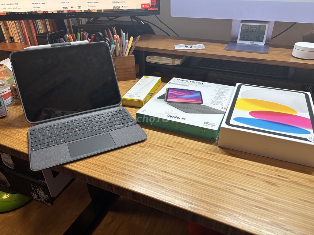 Apple iPad A16 128GB Wi-Fi + Bàn phím Logitech. Mua bán Máy tính bảng tại Thành phố Thủ Đức Tp Hồ Chí Minh được đăng bởi Bùi Thị Huyền Thương hình 1
