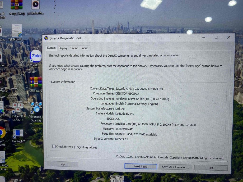 Dell Latitude E7440 i7 16GB/256GB. Mua bán Laptop tại Quận Bình Thạnh Tp Hồ Chí Minh được đăng bởi Phuong Pro hình 1