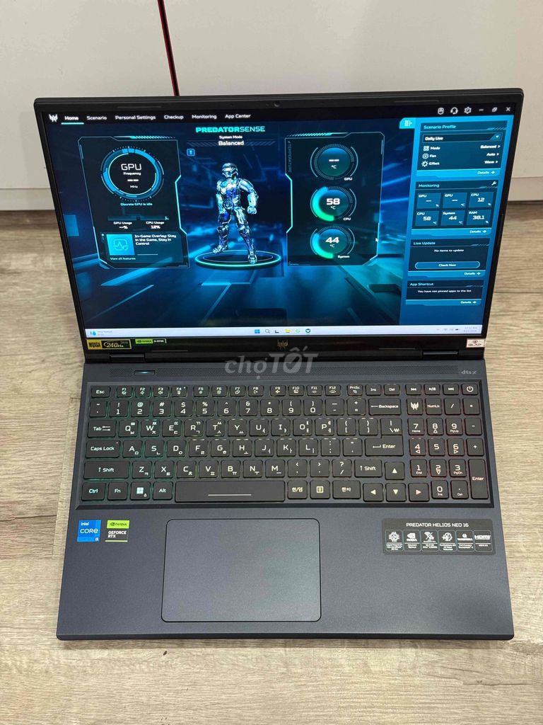 Acer Helios Neo 16 i5-14500HX 16 inch. Mua bán Laptop tại Quận Đống Đa Hà Nội được đăng bởi Phan Trường Giang hình 1