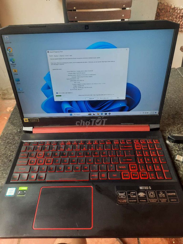 Acer Nitro AN515-54 i5-9300H 16GB/512GB. Mua bán Laptop tại Thành phố Vũng Tàu Bà Rịa - Vũng Tàu được đăng bởi Nguyễn Lộc hình 1