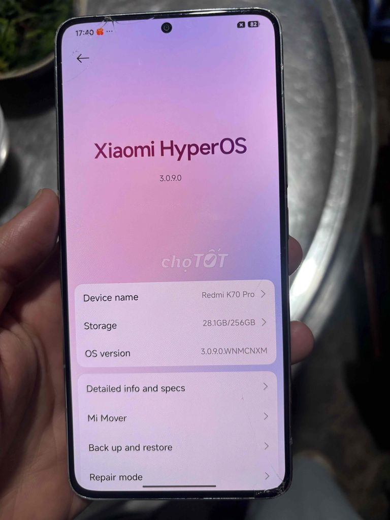 Xiaomi Redmi K70 Pro 256GB Xám. Mua bán Điện thoại tại Huyện Yên Phong Bắc Ninh được đăng bởi Duy Văn hình 1