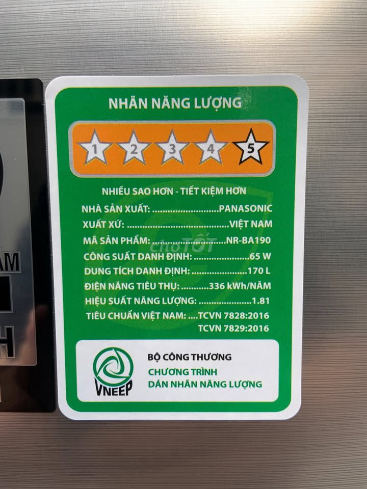 Tủ lạnh Panasonic Inverter 170 lít NR-BA190PPVN. Mua bán Tủ lạnh tại Quận 7 Tp Hồ Chí Minh được đăng bởi Điện Máy Sài Gòn Quận 7 hình 3
