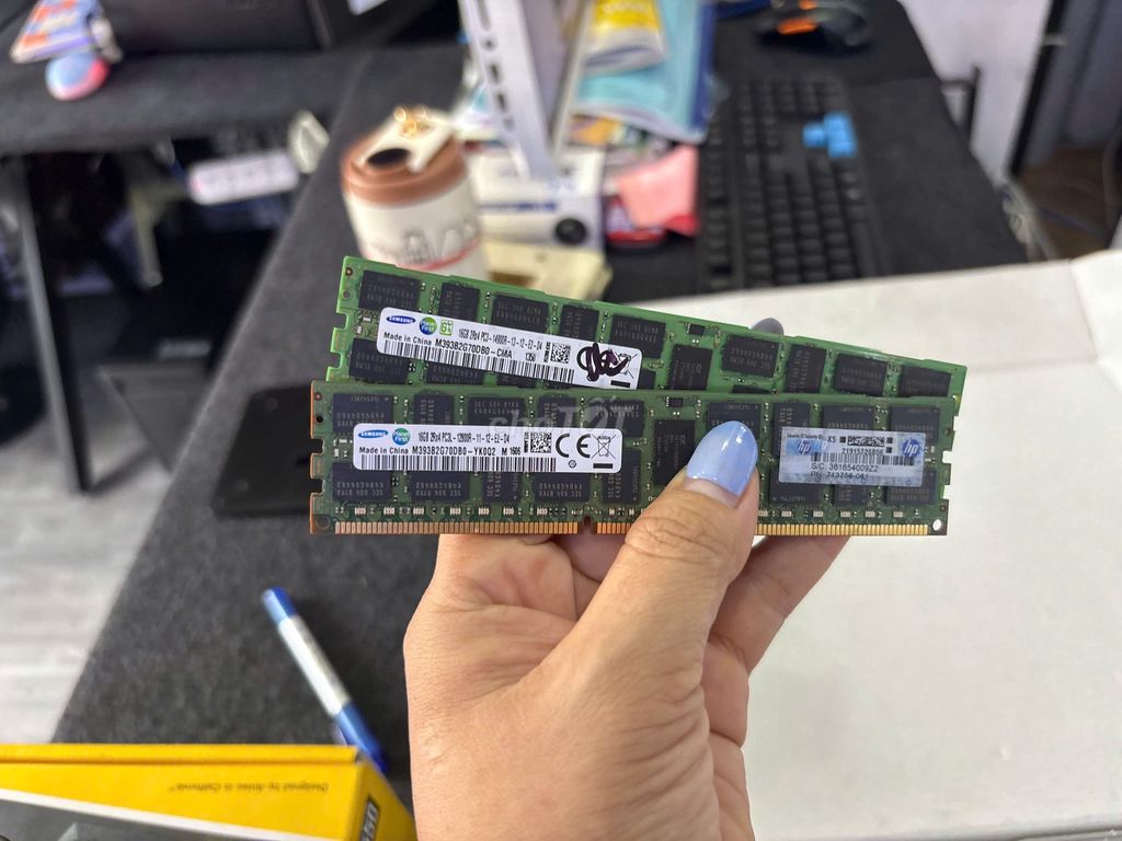RAM Samsung, HP DDR3 ECC 16GB CHẠY KHỎE . Mua bán Linh kiện (RAM, Card...) tại Quận Gò Vấp Tp Hồ Chí Minh được đăng bởi ngọc trang hình 1