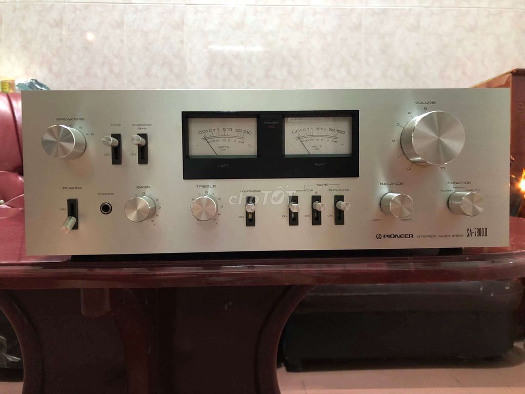 Amply Pioneer SA-7800II Bạc. Mua bán Tivi, Âm thanh tại Thành phố Biên Hòa Đồng Nai được đăng bởi Đen hình 1