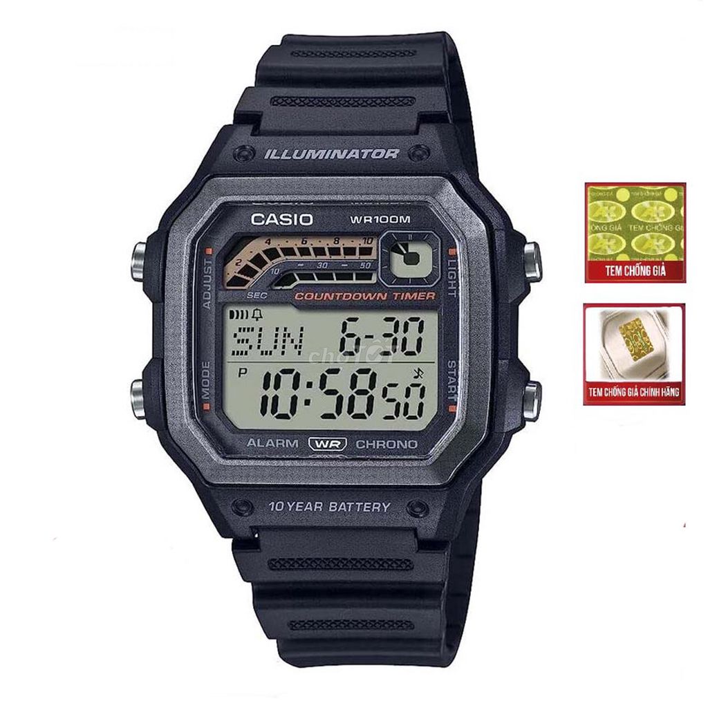 Đồng hồ đeo tay Casio nam WS-1600H-1AV. Mua bán Đồng hồ tại Huyện Văn Lâm Hưng Yên được đăng bởi nguyễn hải hình 1