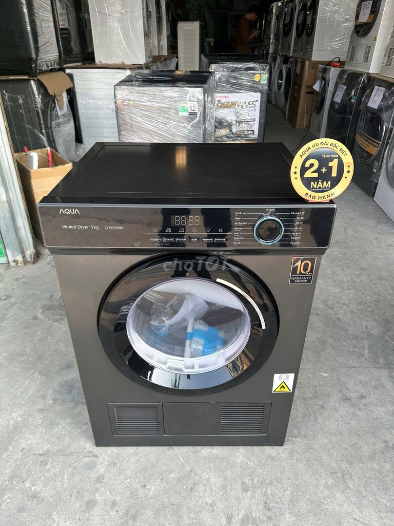 Máy sấy thông hơi Aqua 9 kg AQH-V901K PS,. Mua bán Máy giặt tại Quận Gò Vấp Tp Hồ Chí Minh được đăng bởi Điện Máy Giá Kho Miền Nam hình 2