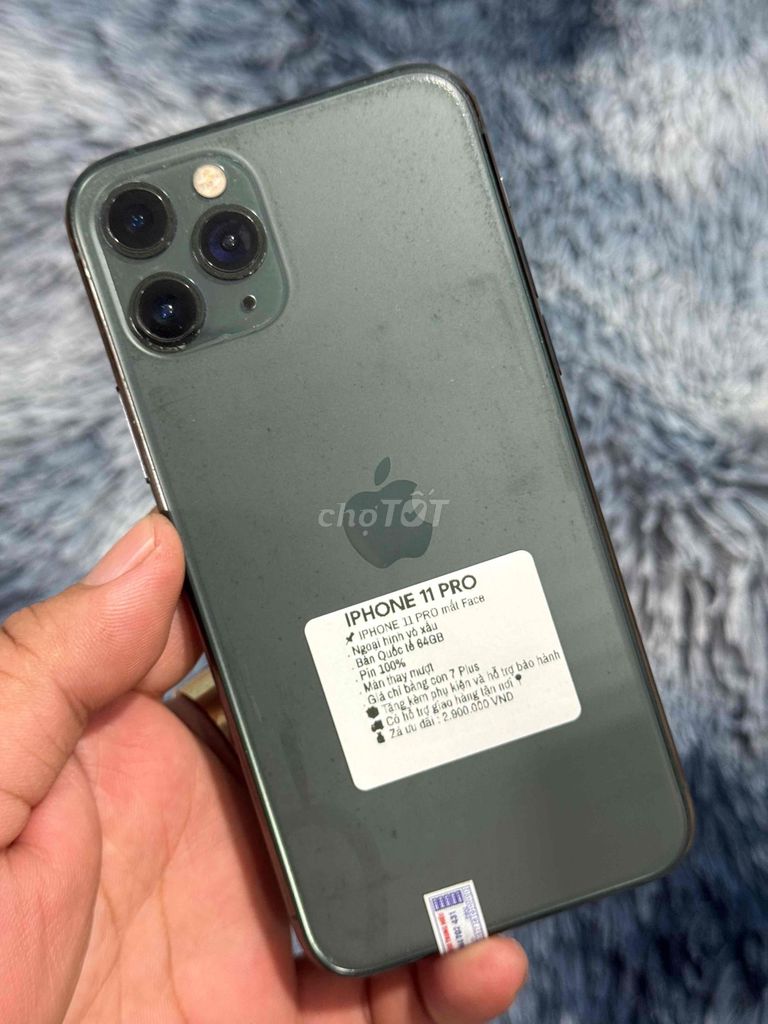 iPhone 11 Pro 64GB Xám Mất Face ID. Mua bán Điện thoại tại Huyện Trảng Bom Đồng Nai được đăng bởi Hồ Trung Hiếu hình 1