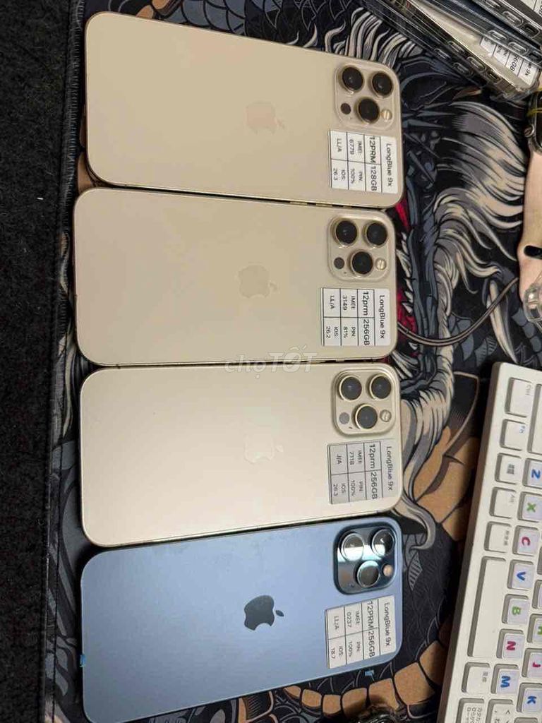 iPhone 12 Pro Max 256GB Vàng - Bản Quốc Tế. Mua bán Điện thoại tại Quận Cầu Giấy Hà Nội được đăng bởi Long blue 9x hình 1