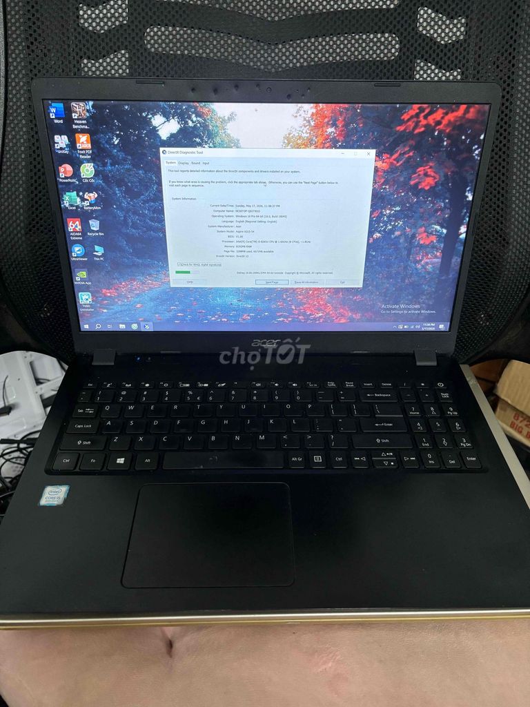 Acer A315-54 i5-8250U 8GB/128GB. Mua bán Laptop tại Huyện Đức Hòa Long An được đăng bởi Cảnh hình 1