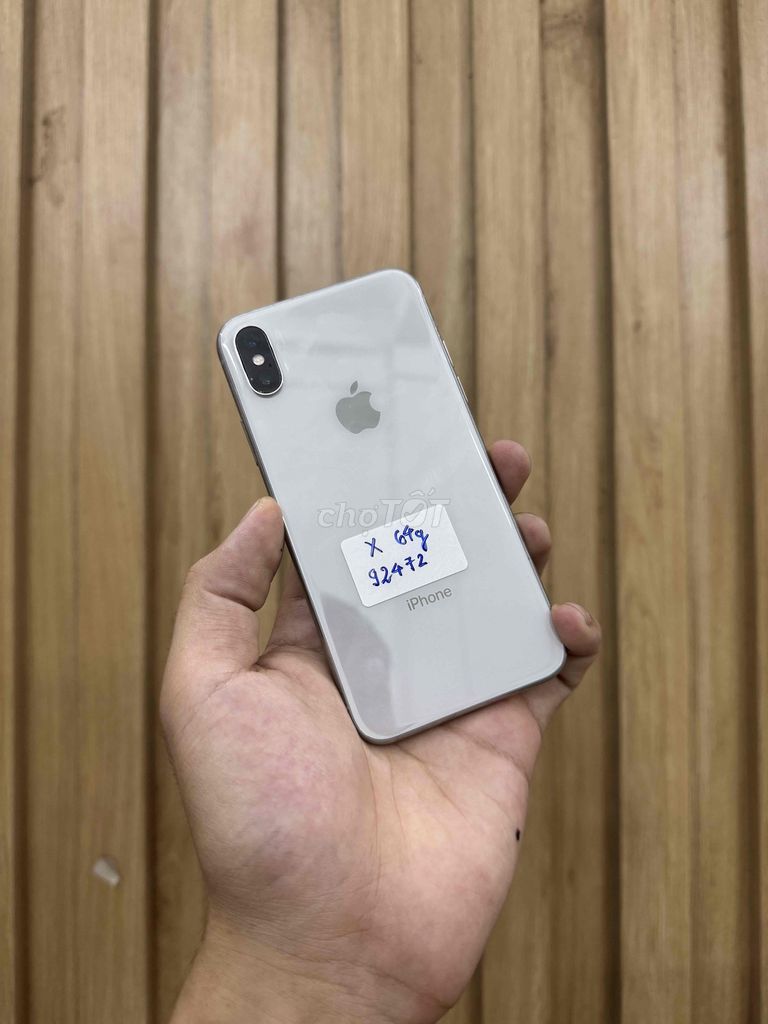 Apple iPhone X 64GB Bạc Đã sử dụng. Mua bán Điện thoại tại Quận Đống Đa Hà Nội được đăng bởi Nguyễn Đức  hình 1