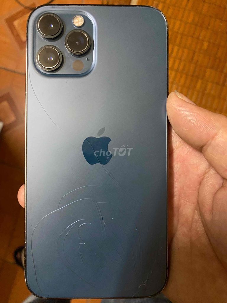Apple iPhone 12 Pro Max 128GB Xanh Lưng vỡ. Mua bán Điện thoại tại Huyện Thanh Trì Hà Nội được đăng bởi le văn tiên hình 1
