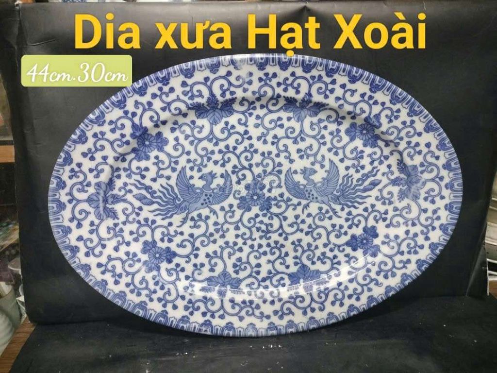 2 Dĩa Xưa Vẽ Phụng