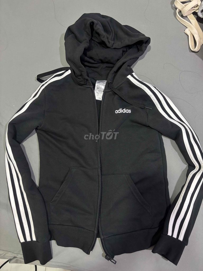 Áo khoác có mũ Adidas Nữ Đen XS. Mua bán Quần áo tại Huyện Đức Hòa Long An được đăng bởi chúl hình 1