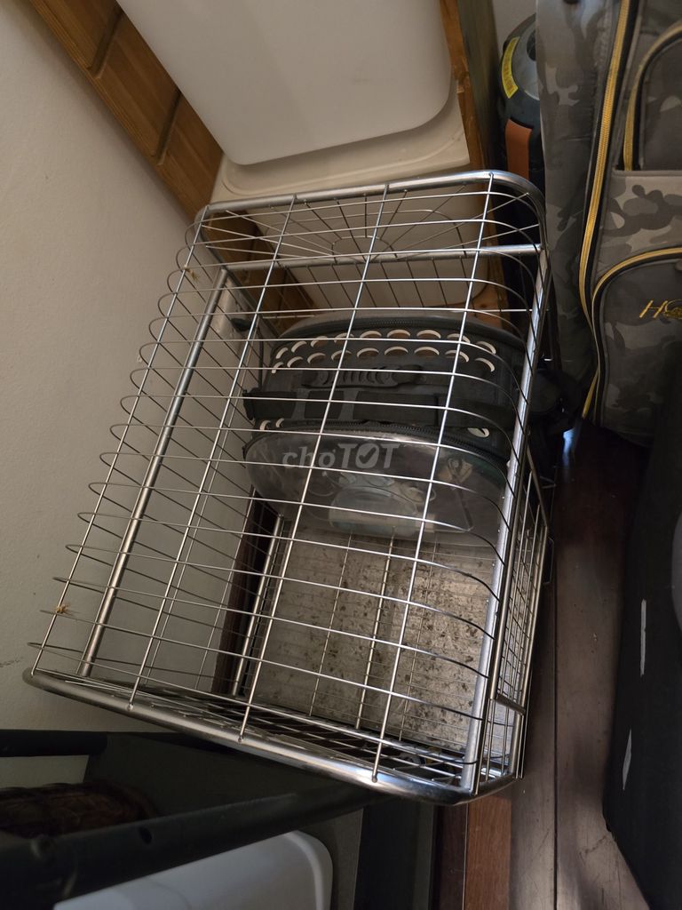 Chuồng chó Inox tặng kèm túi xách thú cưng sịn sò. Mua bán Phụ kiện, Thức ăn, Dịch vụ tại Quận Tây Hồ Hà Nội được đăng bởi anh Đức hình 1
