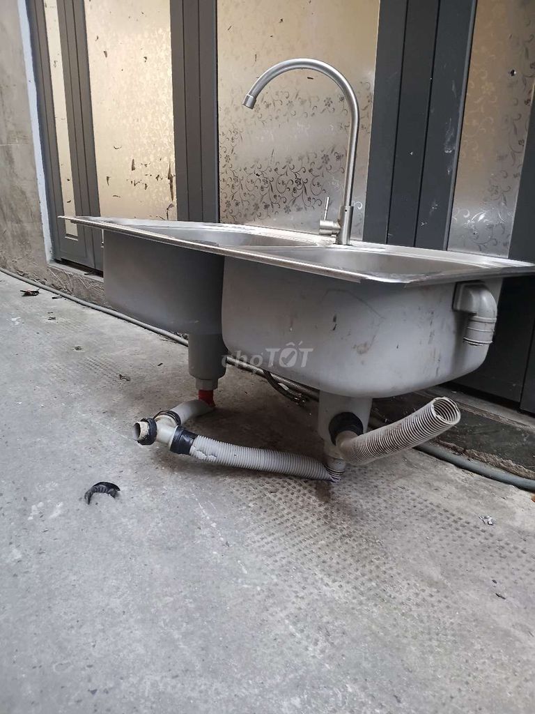 Bồn rửa chén đôi Inox 304 Bạc. Mua bán Dụng cụ nhà bếp tại Quận Phú Nhuận Tp Hồ Chí Minh được đăng bởi Hằng hình 1