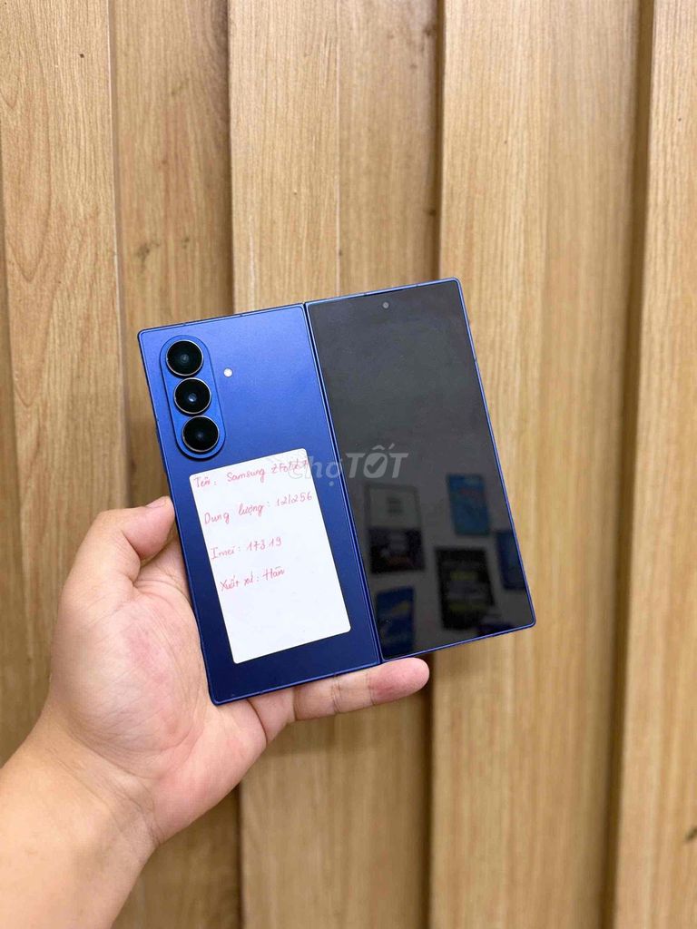 Samsung Z Fold 7 256GB Xanh Hàn Quốc Like New. Mua bán Điện thoại tại Quận Đống Đa Hà Nội được đăng bởi HaNoiMobile HT  hình 1