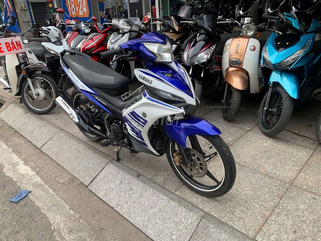 Yamaha Exciter 135 2014 Xanh trắng. Mua bán Xe máy tại Quận Tân Phú Tp Hồ Chí Minh được đăng bởi Tuanduy hình 3