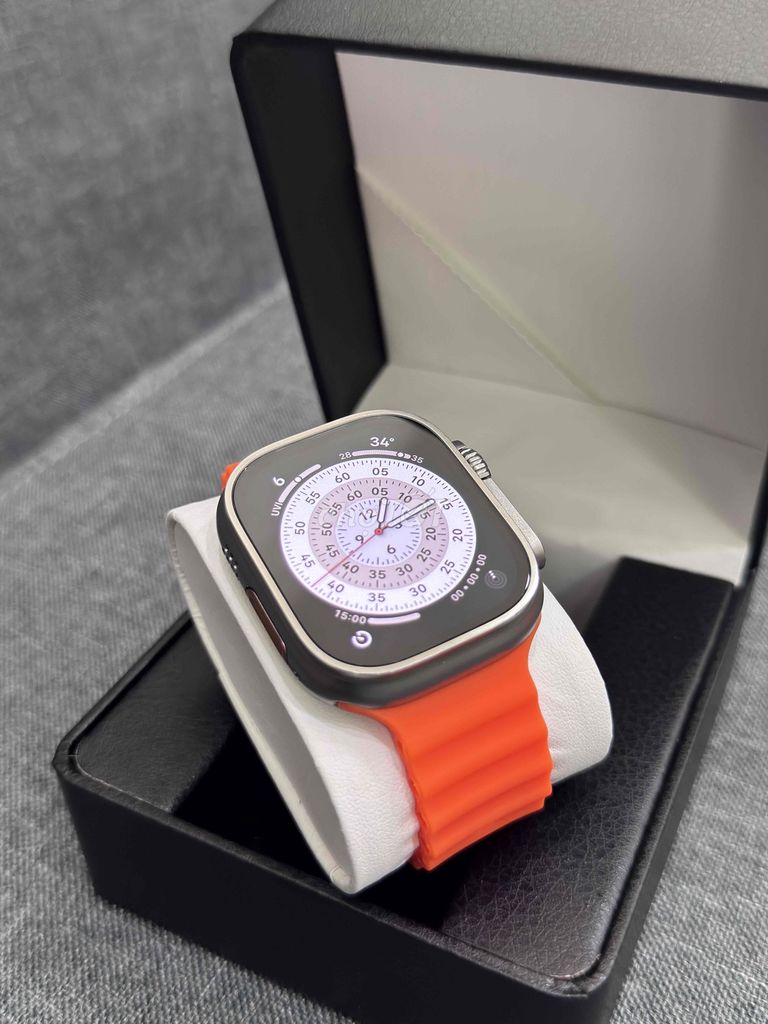 Apple Watch Ultra Titan Cam 49mm. Mua bán Thiết bị đeo thông minh tại Quận Bình Thạnh Tp Hồ Chí Minh được đăng bởi Tuân Nguyễn hình 1