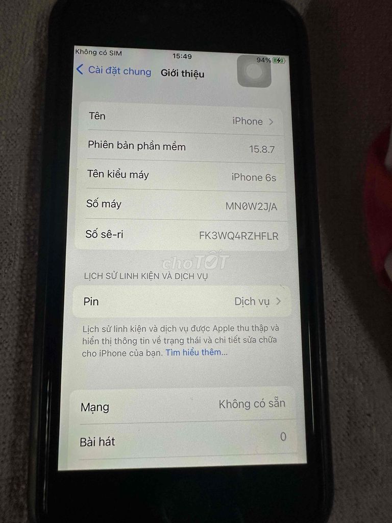 Apple iPhone 6s 32GB Xám. Mua bán Điện thoại tại Thị xã Bến Cát Bình Dương được đăng bởi Ngocbich Pham hình 1