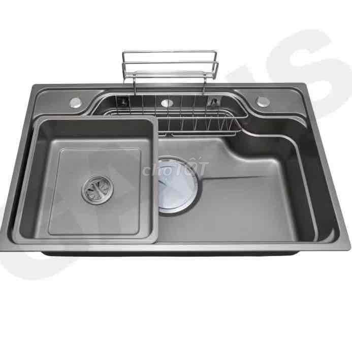 Chậu rửa bát Garis GS11.78 Inox 304 Nano Titan Bạc. Mua bán Dụng cụ nhà bếp tại Quận Thanh Khê Đà Nẵng được đăng bởi Xưởng sx nội thất nhựa ĐL và gỗ cn TST số 1 tại ĐN hình 1