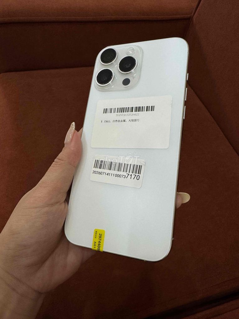 Apple iPhone 16 Pro Max 256GB Trắng. Mua bán Điện thoại tại Huyện Yên Phong Bắc Ninh được đăng bởi Đặng Thị Thao hình 1