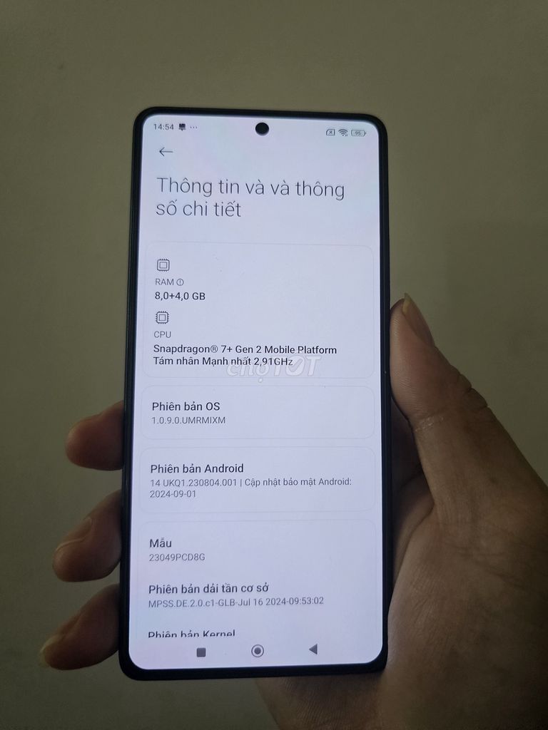 Xiaomi Redmi Note 12 Turbo 128GB Đen. Mua bán Điện thoại tại Quận Hải Châu Đà Nẵng được đăng bởi Minh hình 1