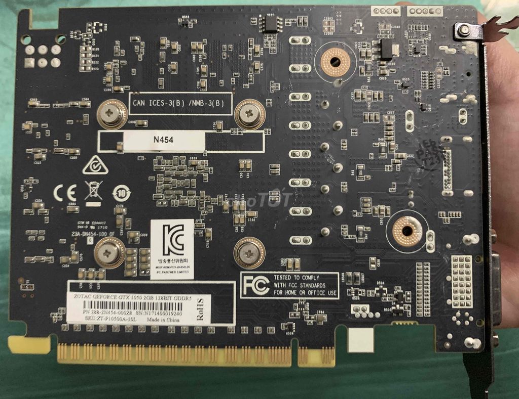 Card màn hình ZOTAC GeForce GTX 1050 2GB DDR5