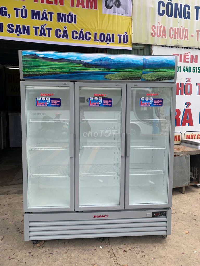 Bán Tủ mát 3 cánh Sanaky 1500 lít