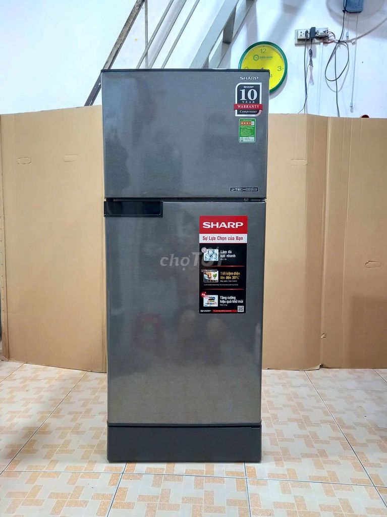 Tủ lạnh Sharp Q17B7N đời mới, 2ngăn, đông đá nhanh