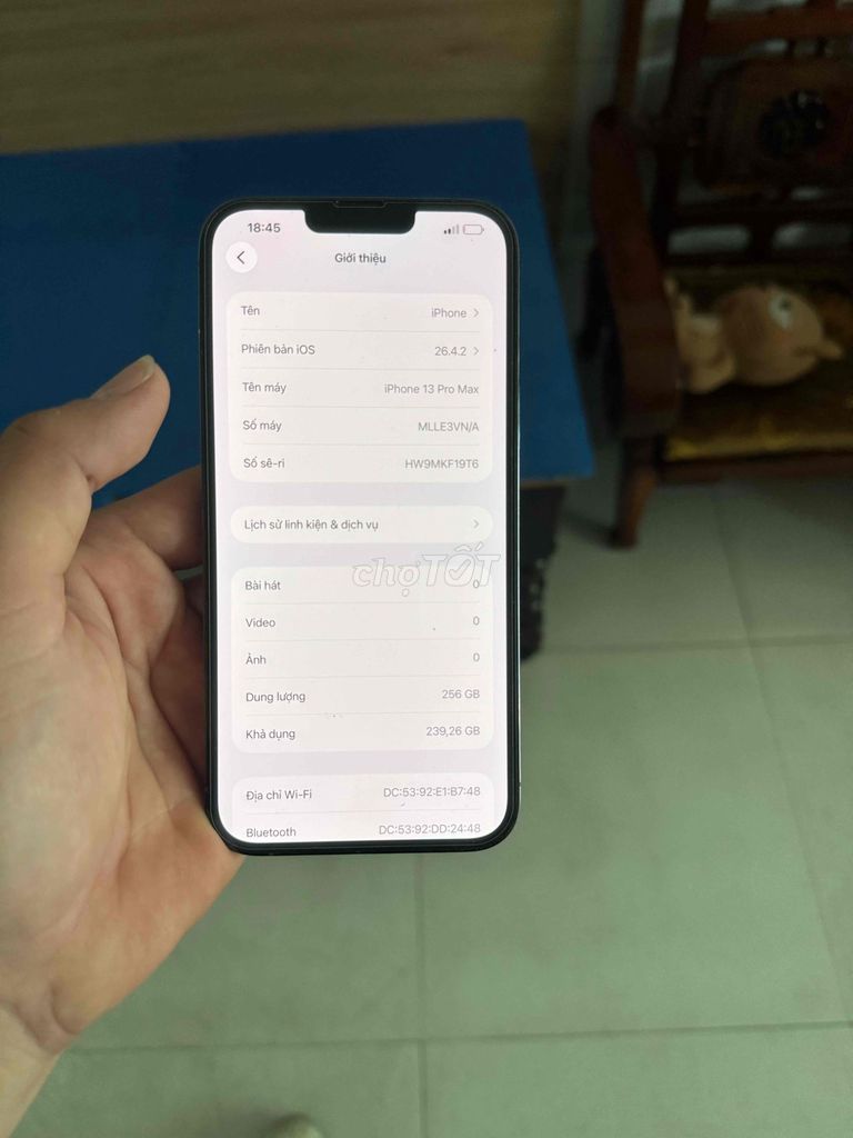 Apple iPhone 13 Pro Max 256GB Xanh dương. Mua bán Điện thoại tại Quận Bình Tân Tp Hồ Chí Minh được đăng bởi TinTin hình 1